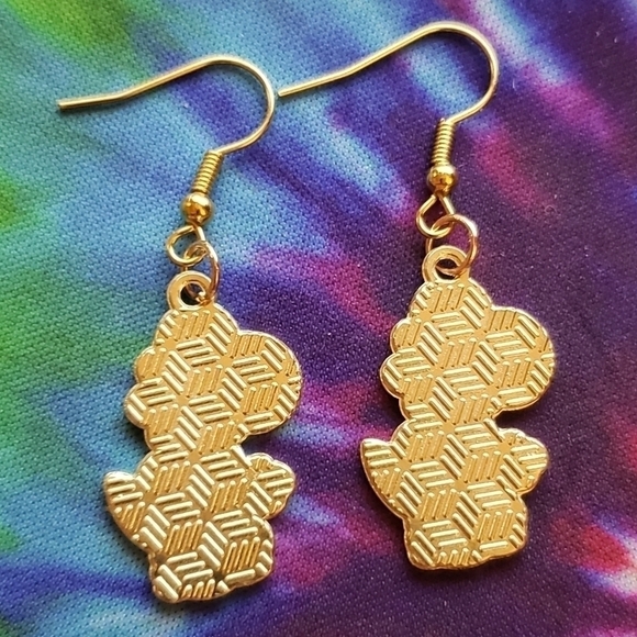 Handmade Yoshi Earrings - Picture 3 of 4